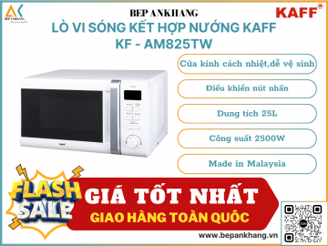 Lò vi sóng kết hợp nướng KAFF KF - AM825TW - Made in Malaysia
